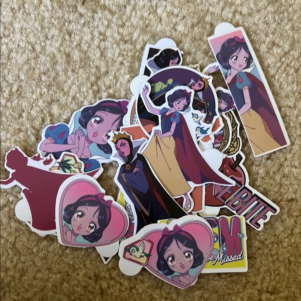 Princess Snow White Themed Stickers